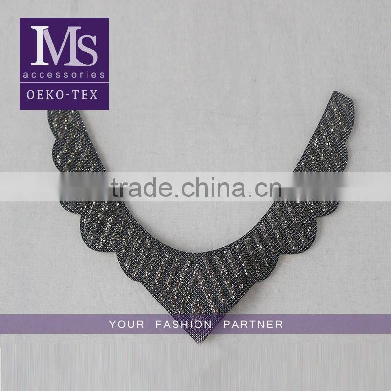 Lace Product Type scallop shaped cotton necklace, cotton crochet lace collar