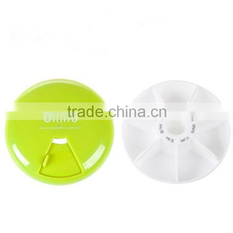Economic Manufacture Plastic Portable Weekly Pill Box
