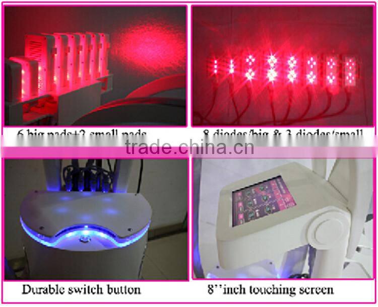 Japan imported pads! 650nm Lipo slim machine fat reducing laser