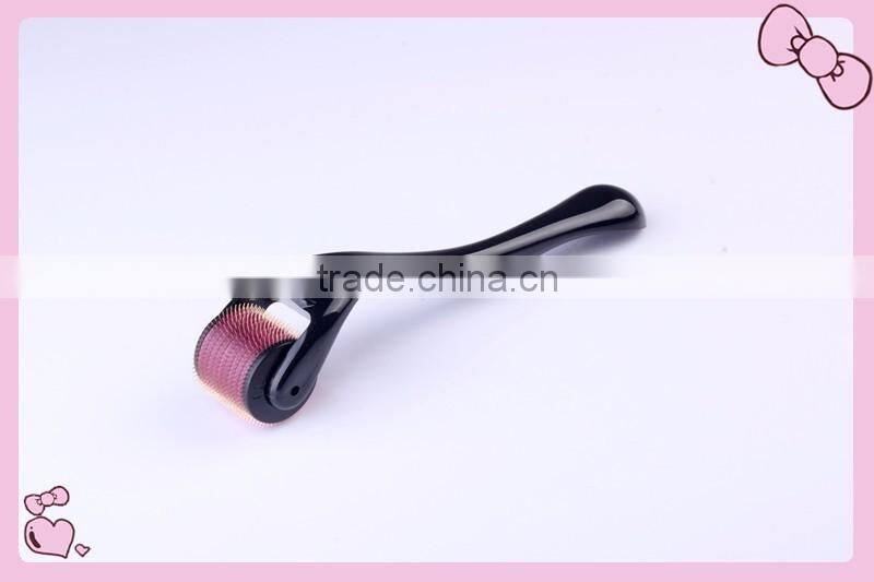 Medical grade derma roller for skin care with 540 titanium needles