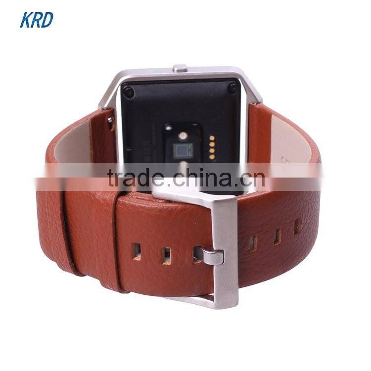 Superior Luxury Genuine Leather Watch band Wrist strap For Fitbit Blaze Smart Watch