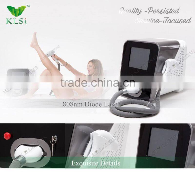 portable personal 300w 808nm diode lazer hair removal beauty machine with high power laser bars