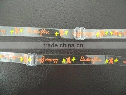printed bra strap