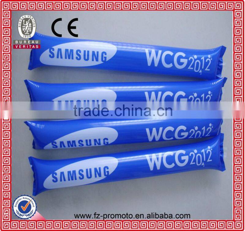 Plastic Sports Inflatable Fan Stick Inflatable Cheering Sticks