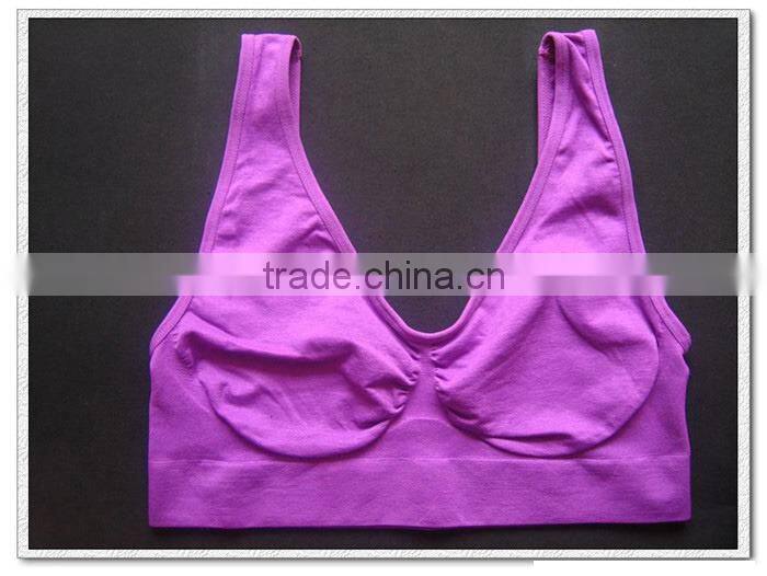 New U Back Sport Yoga Bra Leisure Seamless Genie Bra Camisole Exercise Crop Tops Non Padded 3pcs/set