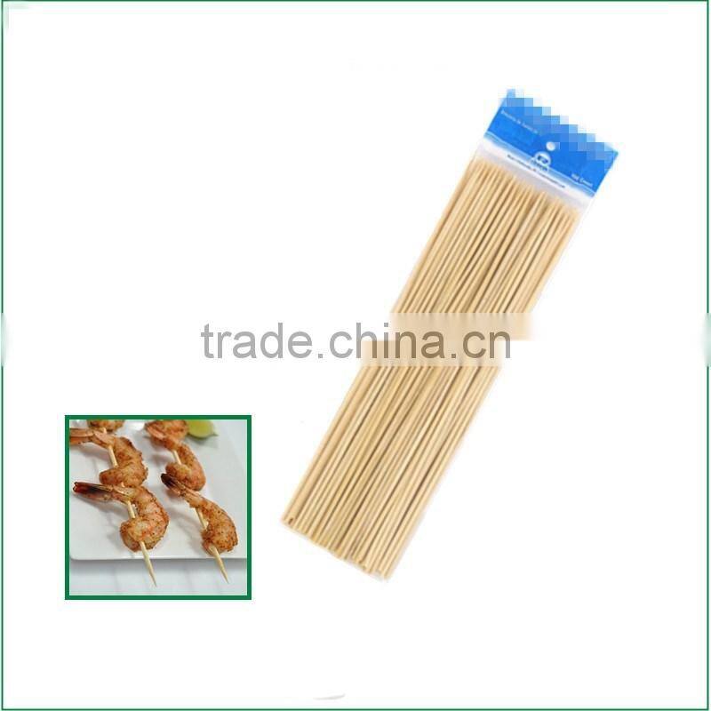HY Factory Wholesale Natural BBQ Use 2.5mm*20cm bamboo skewers or bamboo sticks