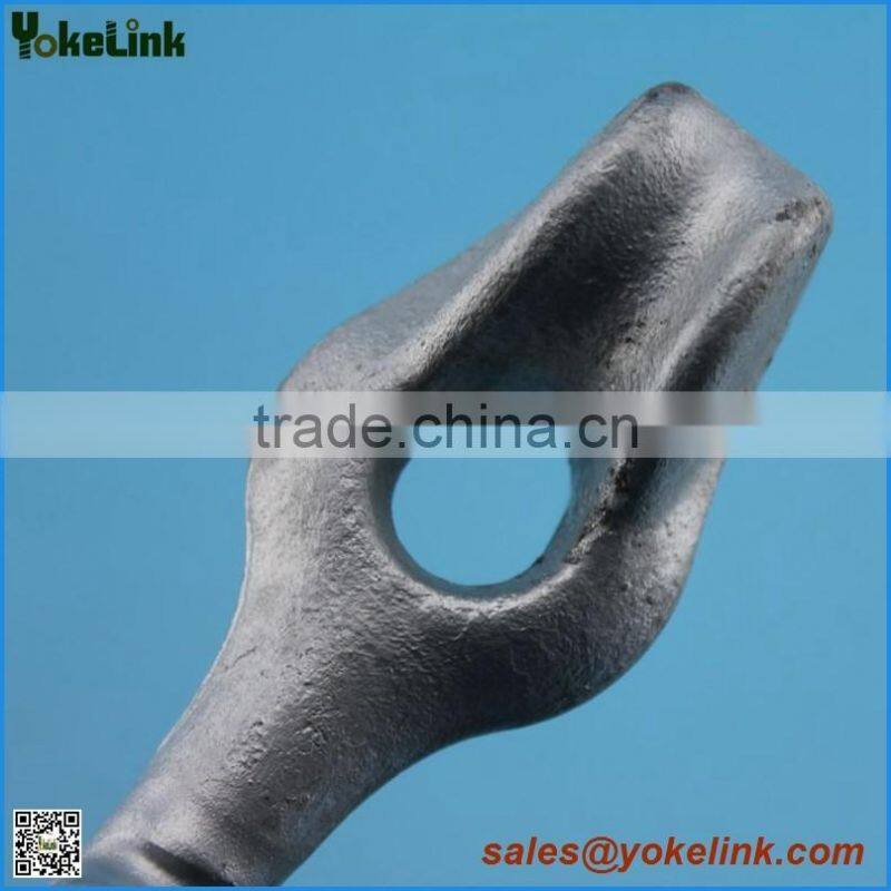 Pole Line fitting oval eye bolt