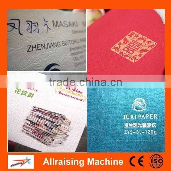High Speed 650 mm Width Desk Calendar Embossing Machine