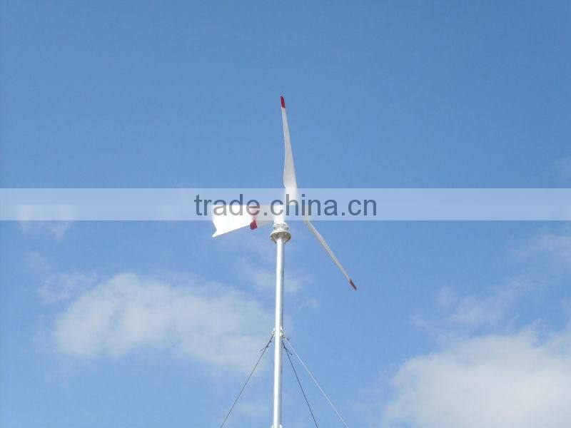 Off grid wind power and solar hybrid system