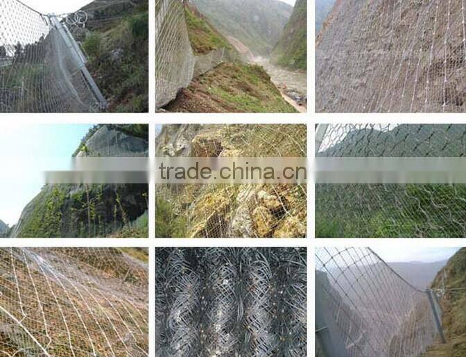 High strength SNS slope protection netting