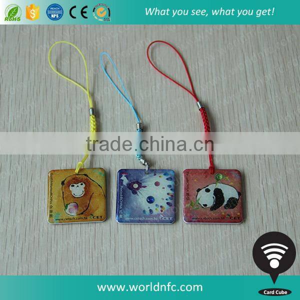 Hot Sales 13.56MHz Round Epoxy NFC Tag with 1k Memory