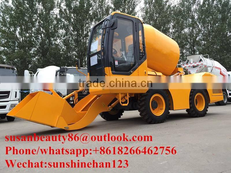 made in china self loading concrete mixer truck for sale