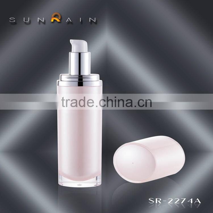 Professional wholesale color customized PMMA cosmetic lotion bottle 30ml 50ml