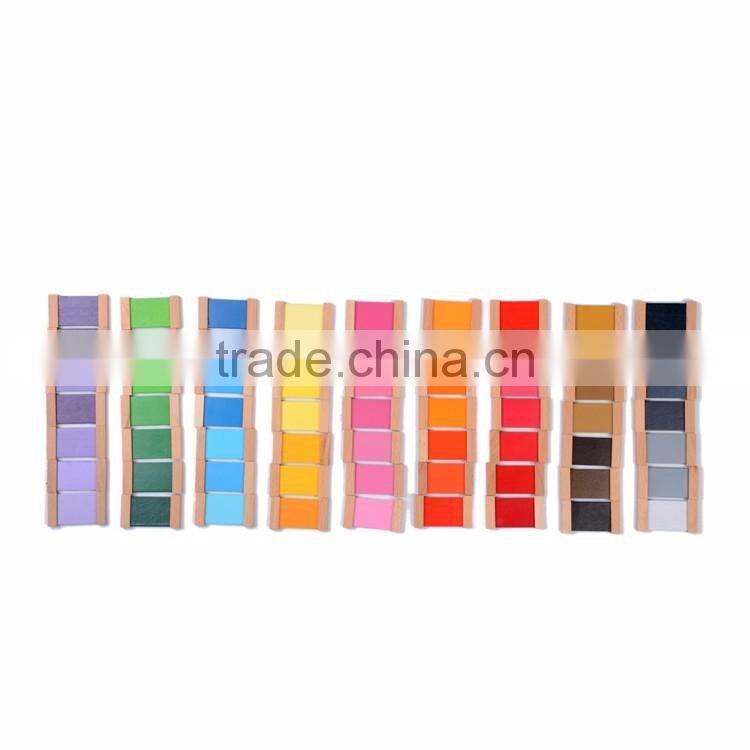 Preschool Wooden early educationa toys montessori sesorial teaching aids color board