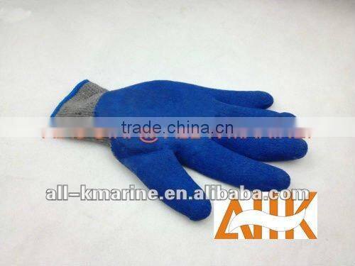 Rubber Coated Palm Cotton Working Gloves