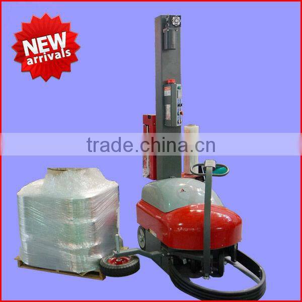 Good qulity mobile pallet stretch wrapping machine for wrapping pallet