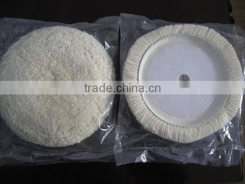 7" single sides wool buffing pad made by RT112 wool