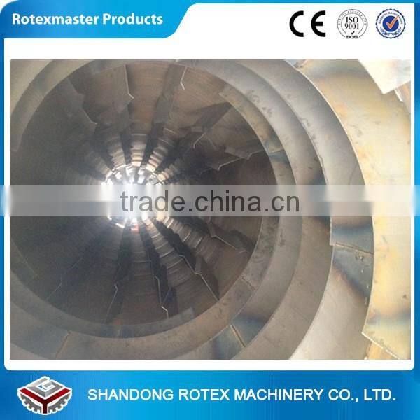 Rotary dryer in wood pellet production line