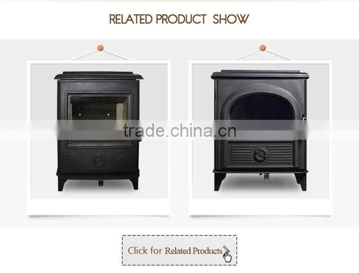 2016 popular sale 10 kw wood fireplace cast iron wood stove fireplaces with good price