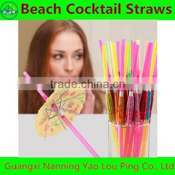 Glass Cocktail Supplies Straws For Bar