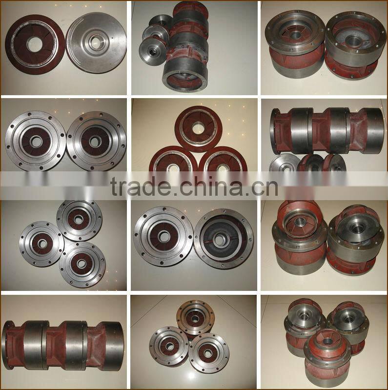 slurry and concrete pump rubber parts