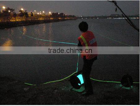 Fire fighting portable solar panel battery recharge emergency EL rope light