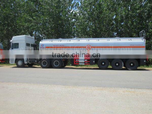 3 Axles Fuel Tank Trailer Truck 42000L with SHACMAN Tractor
