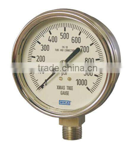 Bourdon Tube Pressure Gauge Type 232.54 XMAS Tree Gauge