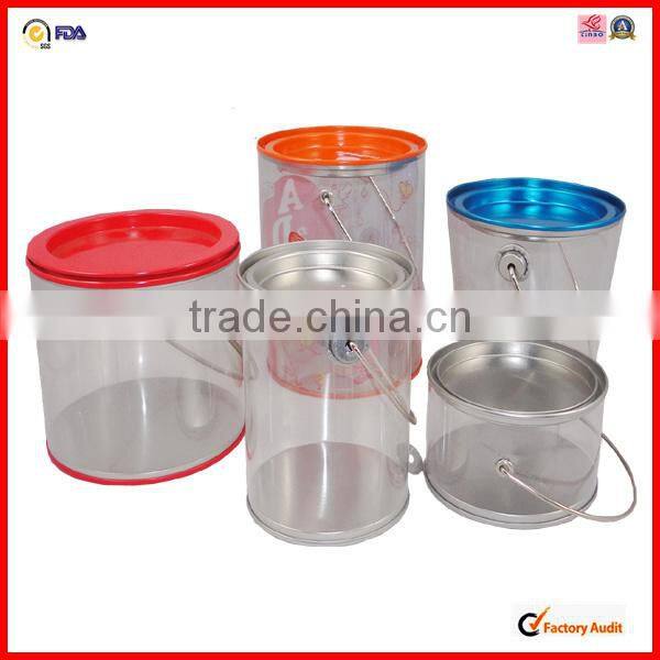 4 colored plastic box for candy