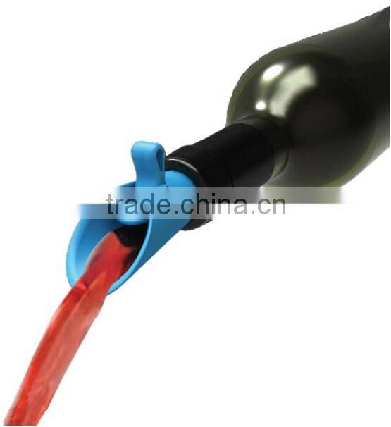 Colorful Wine Bottle Pourers and Stoppers