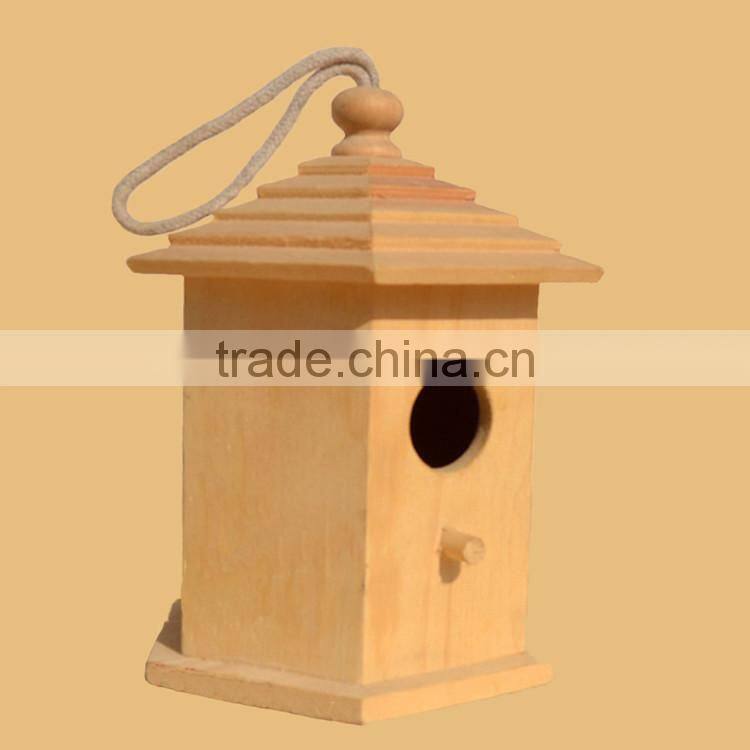 desktop decorative small wooden bird houses nest