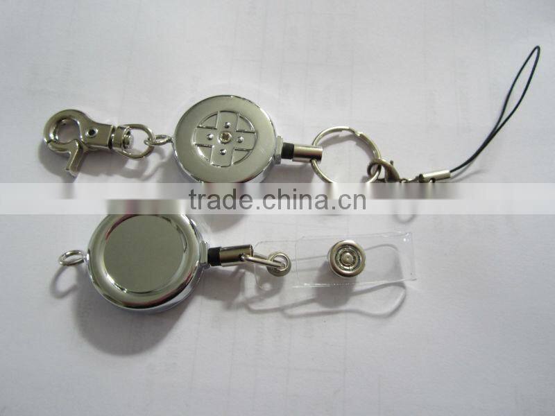 Custom design Metal badge reel with logo