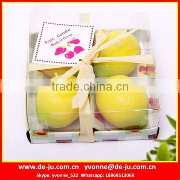 Orange Gift Box Customized LOGO Printing Private Label Candle