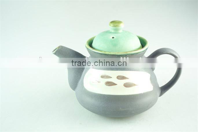unique ceramic hand painted teapot in stock for wholesale