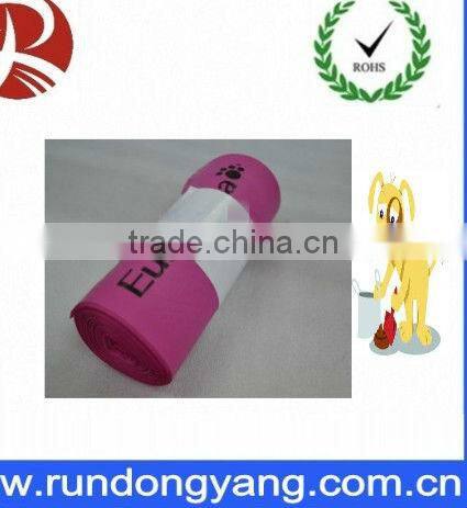 2013 new product hdpe plastic dog poop bag