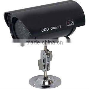 New Arrival!! Solar powered Vandal-proof Dummy security IR camera w/ outdoor rain shield for outdoor