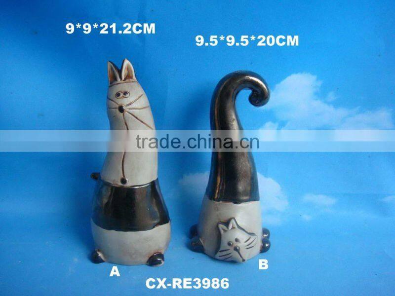 Ceramic Rabbit-easter ceramic rabbit -crack glazed porcelain amimal-white porcelain ceramic rabbits