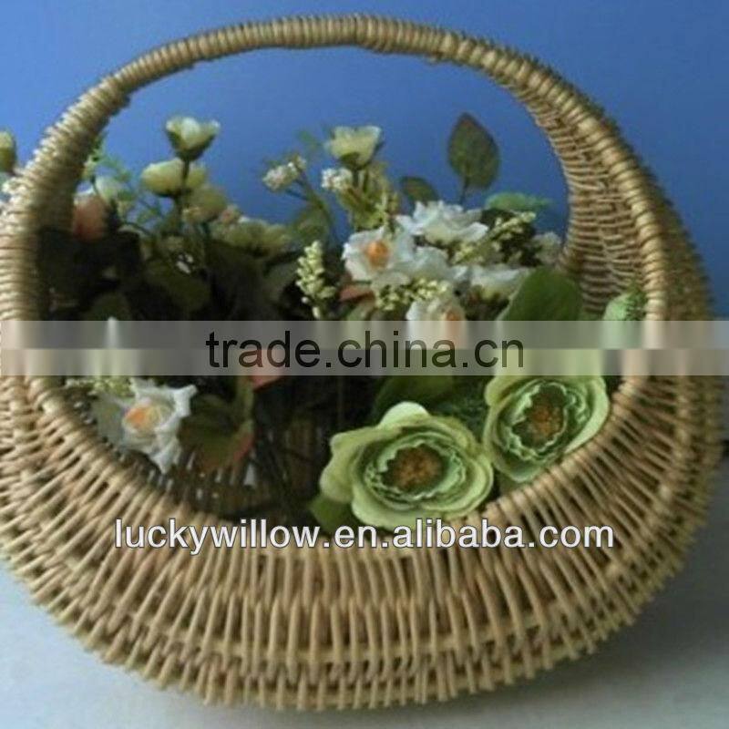 willow flowergirl flower basket for garden decoration