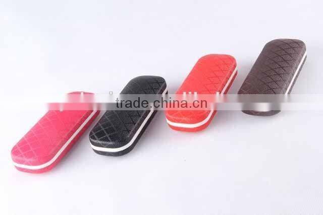Diamond design PU cover glasses box with magnet/glasses case