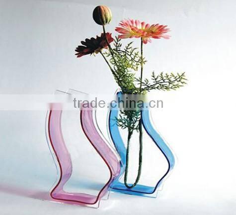 Wholesale clear tabletop decorate wedding flower vase