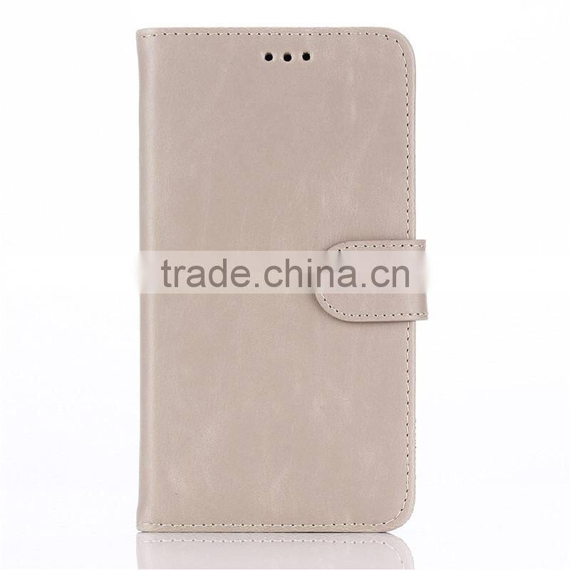 High quality crazy-horse PU card bumper/pocket cell phone case for LG