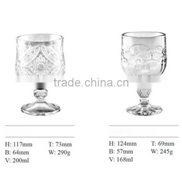 Clear pretty glass Ice cream cup ice cream maker cup