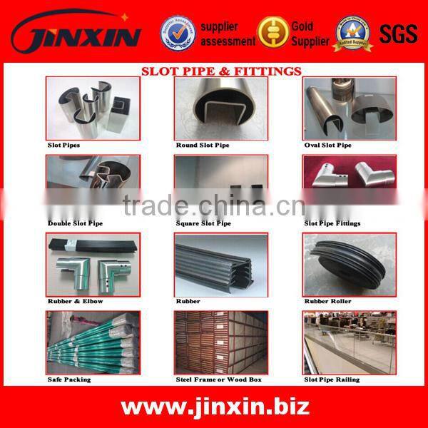 Marine Grade Stainless Steel Single U Channel Pipe / Inox U Shape Slot Tube