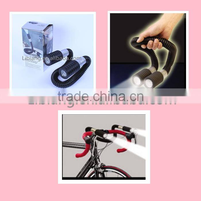 high quality double heads 24pcs LED deformed flashlight