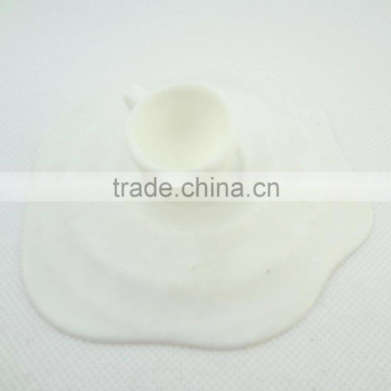 Fda silicone rubber Anti-dust Airtight Seal Silicone Drink Cup Lids with cup heard silicone tea cup