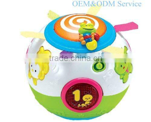 2015 new hot products roll inside inflatable ball toy baby toy nusic farm rolling ball from dongguan ICTI manufacturer