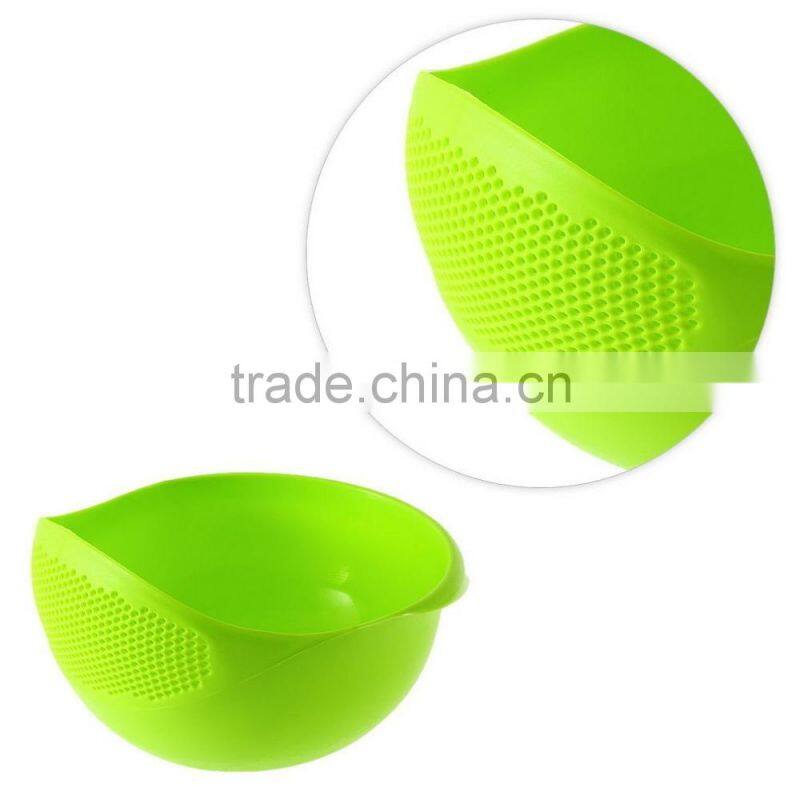 New Practical Plastic Rice Wash Colander Strainer Sieve Kitchen Tool