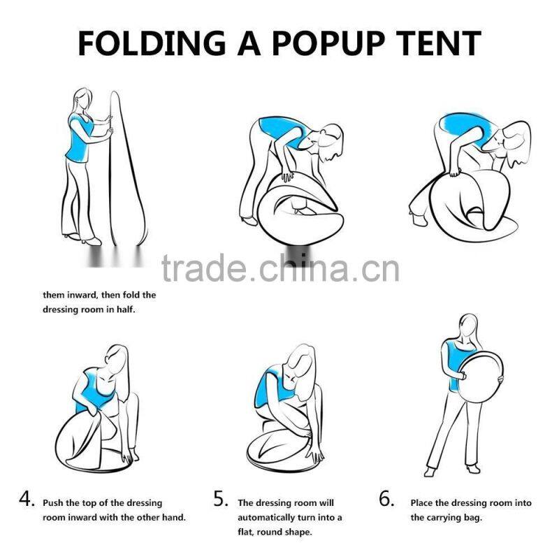 Shower Tent Portable Camping Beach Toilet Pop Up Tents Changing Room Outdoor Backpack Bag