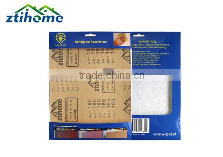 super high quality coated brown kraft abrasive sandpaper