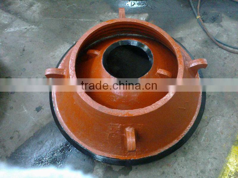 pulley spring type conical crusher for secondary crushing stage